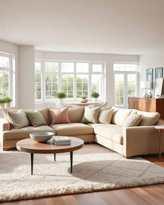 inviting open concept living solutions