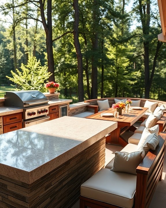 inviting outdoor dining spaces