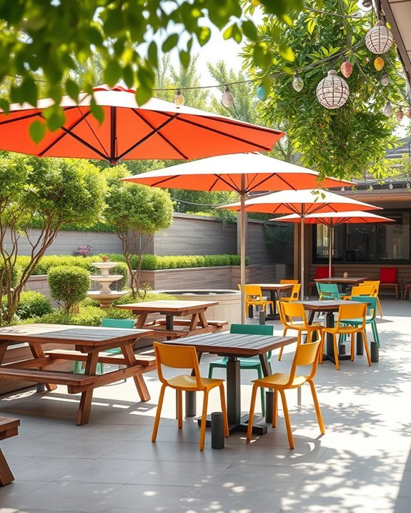 inviting outdoor seating design