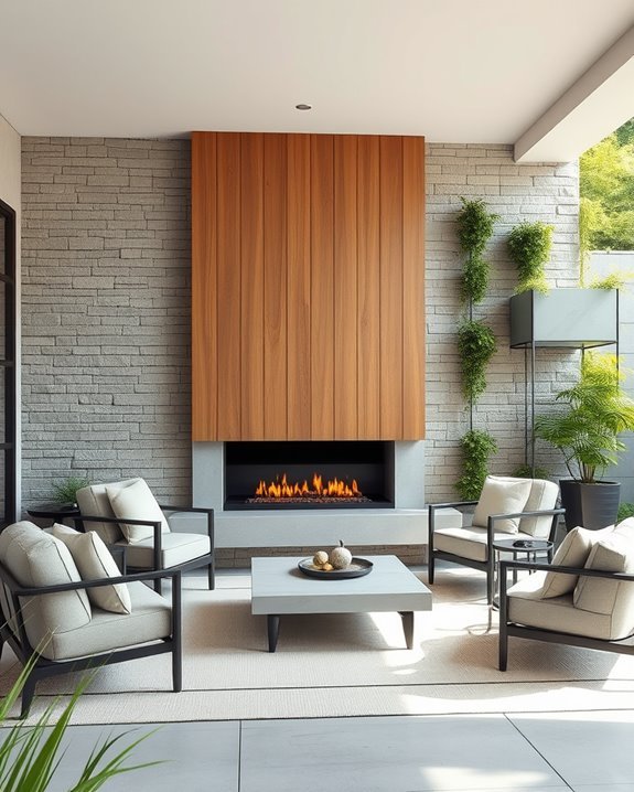 inviting outdoor wall design