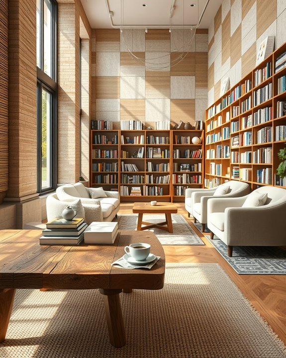 inviting textured wall panels