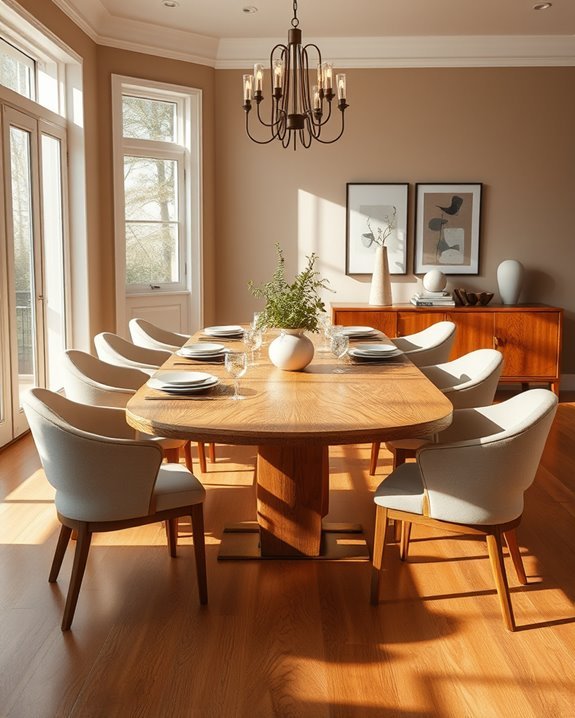 inviting warm wood ambiance