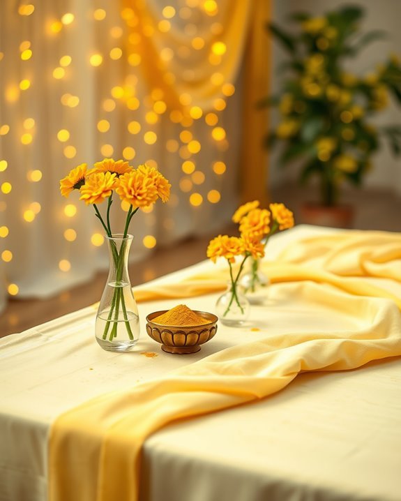 inviting warm yellow ambiance