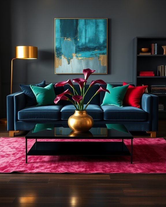 jewel tones for elegance