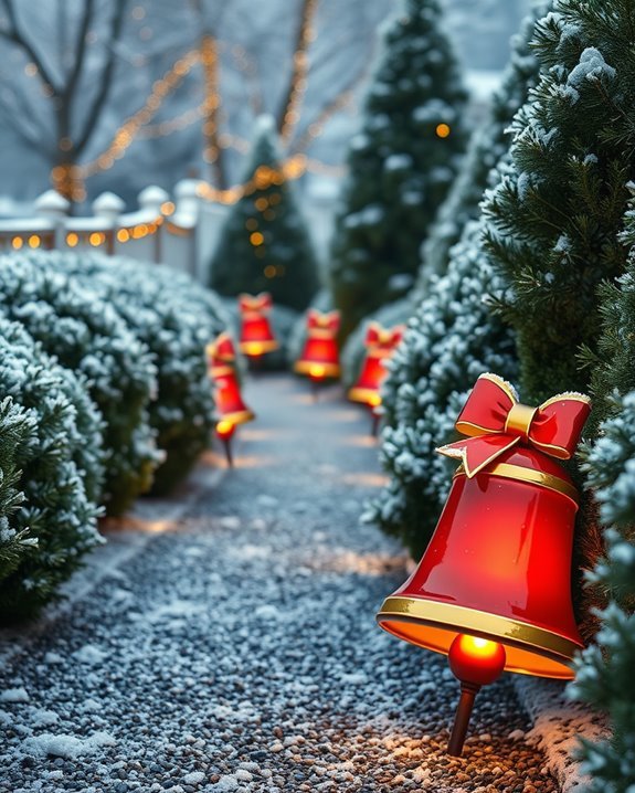 jingle bell pathway lights