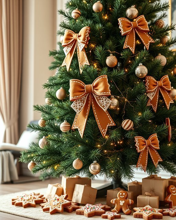 joyful gingerbread tree decor