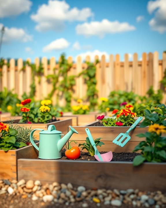kids gardening skills develop