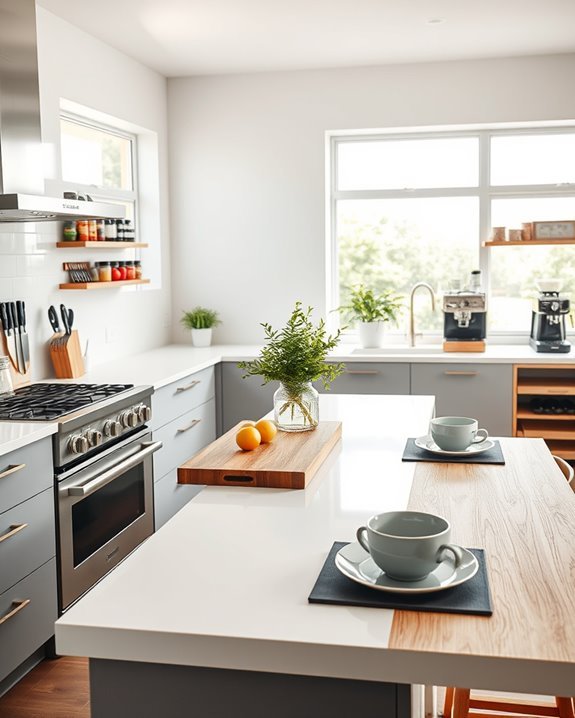 kitchen task zone organization