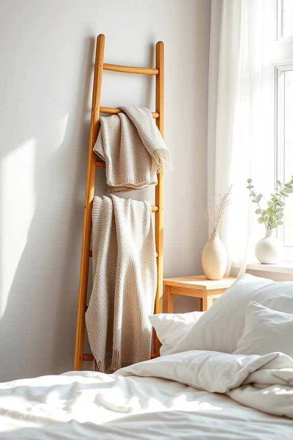 ladder decor for storage