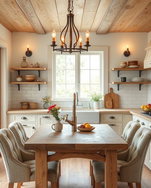 layered ambient kitchen lighting