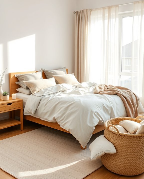 layered bedding for comfort