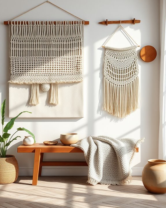 layered boho textures create