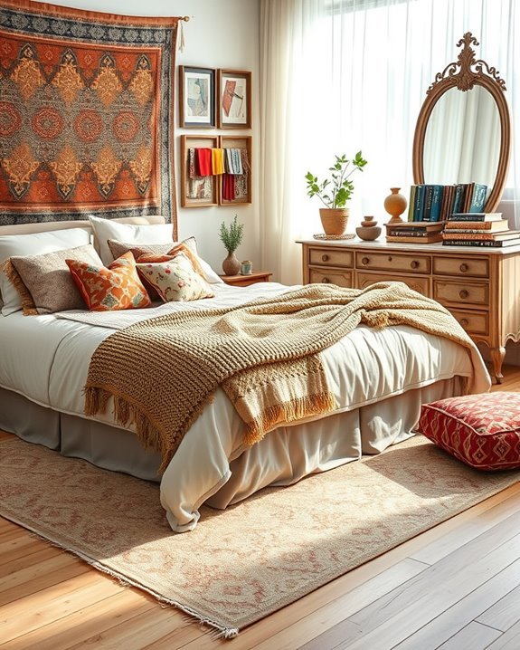 layered cozy textile combinations