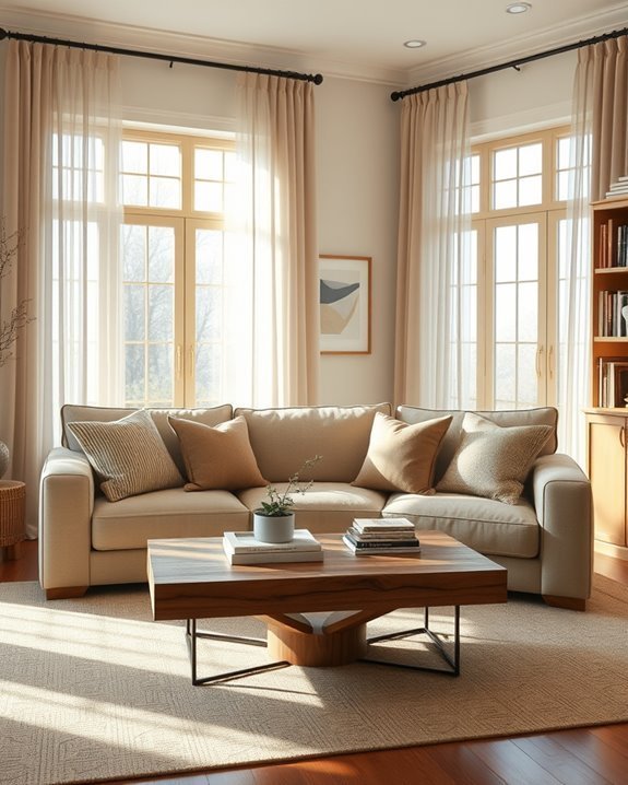 layered curtains for privacy