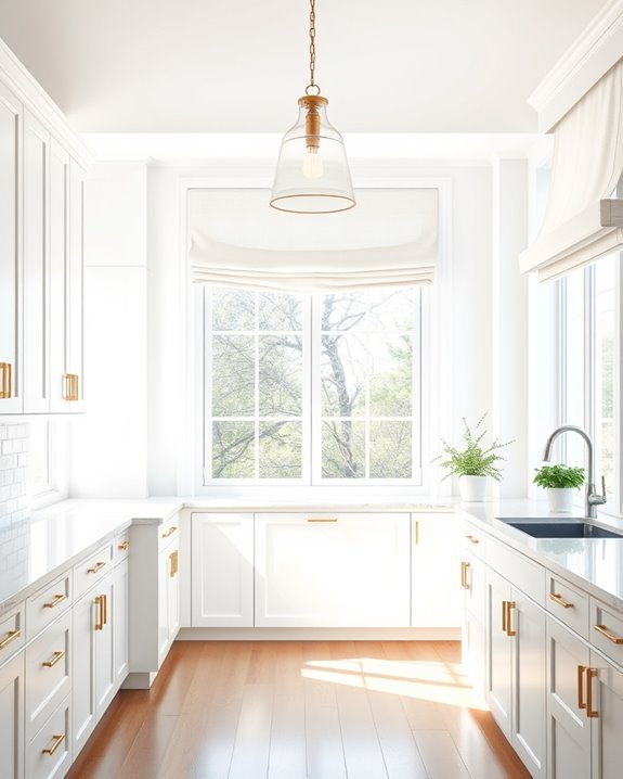 layered curtains with sheers