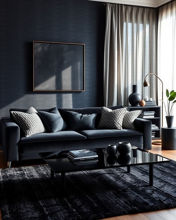 layered dark textured elegance