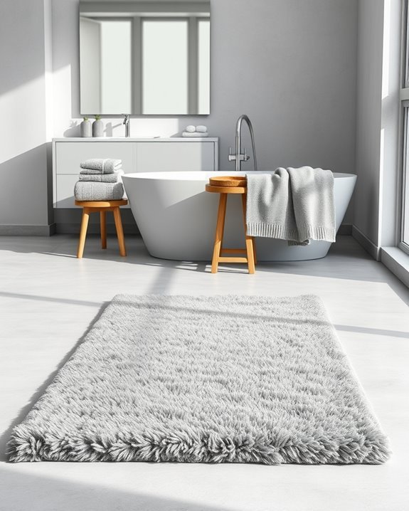 layered grey textile comfort