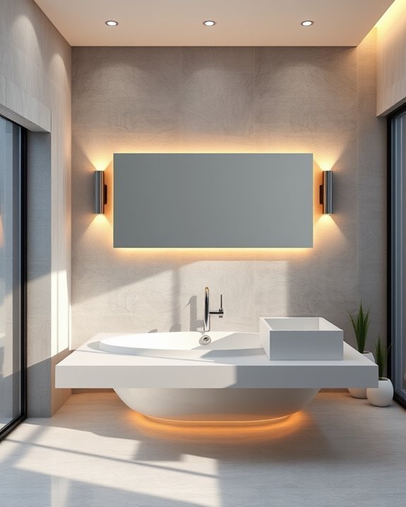 layered lighting enhances ambiance