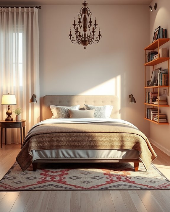 layered lighting enhances ambiance