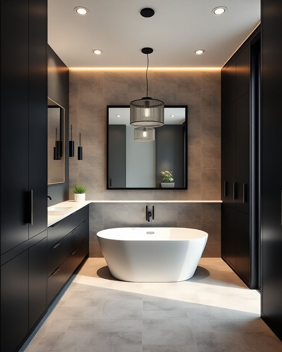 layered lighting enhances elegance