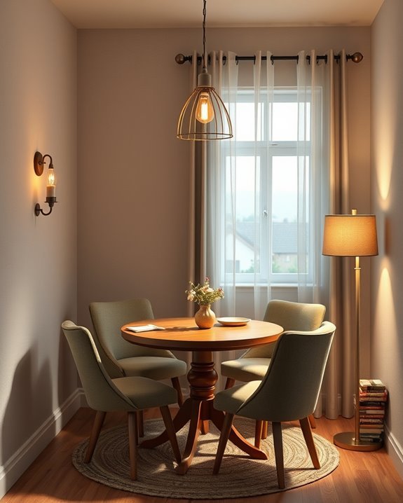 layered lighting for ambiance