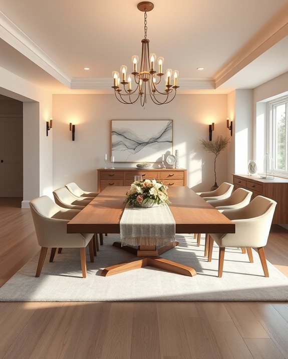 layered lighting for ambiance