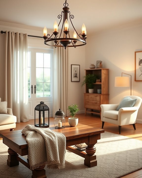 layered lighting for ambiance