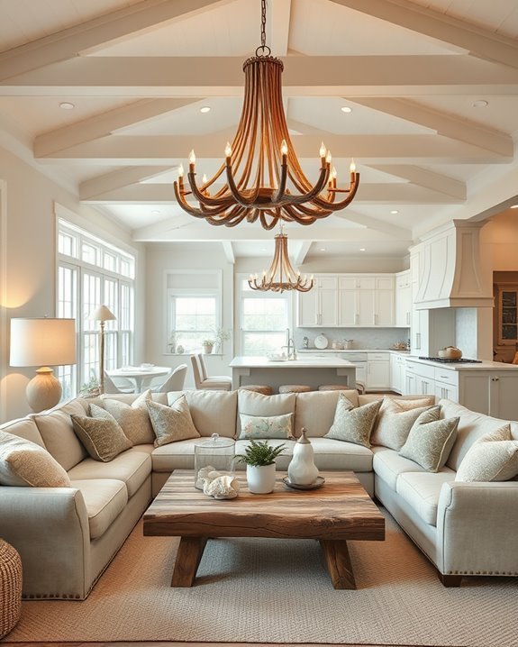 layered lighting for ambiance