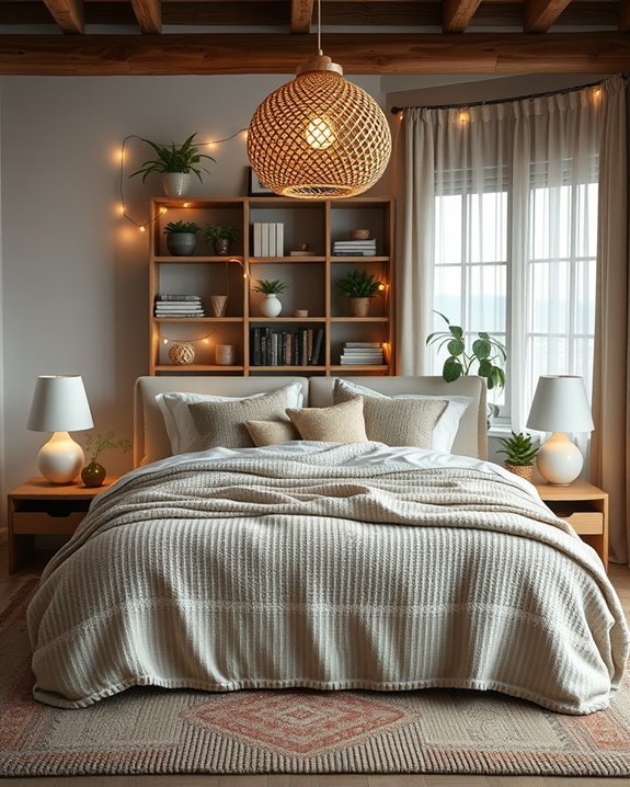 layered lighting for coziness