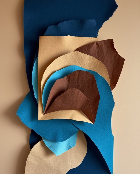layered paper art techniques