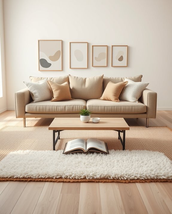 layered rugs enhance design