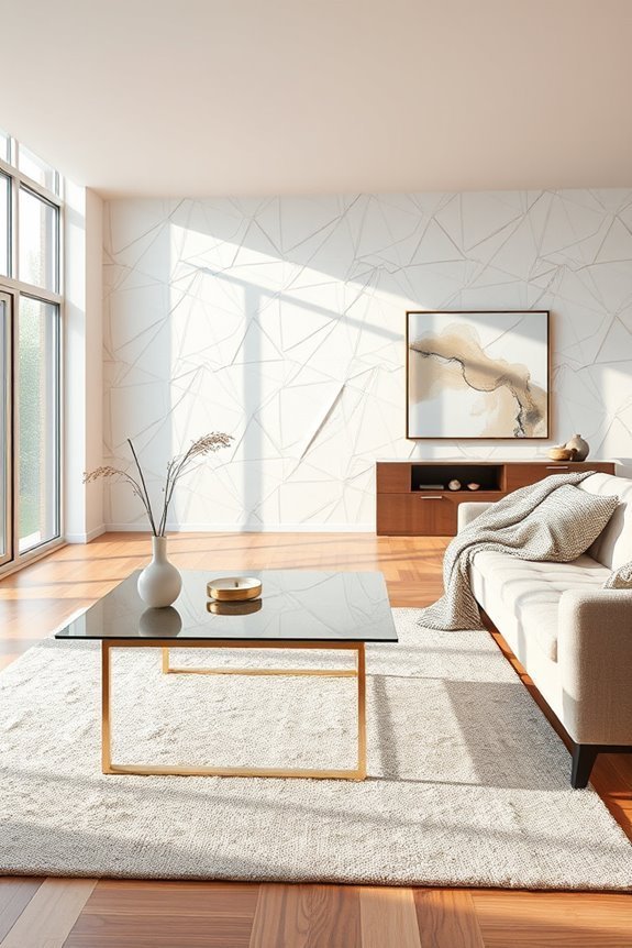 layered shapes create depth