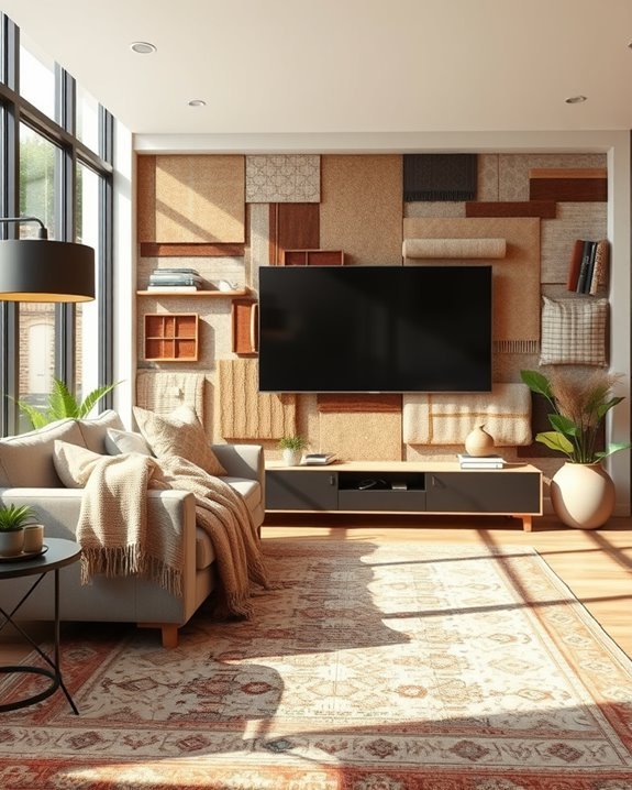 layered textiles for coziness