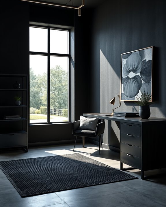 layered textures enhance workspace