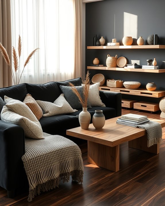 layered textures for warmth