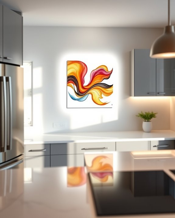 led backlit decorative wall art