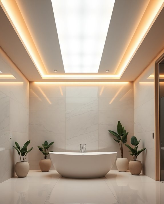 led ceiling lighting design