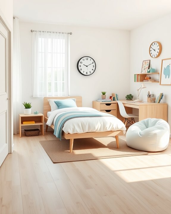 light colors airy decor