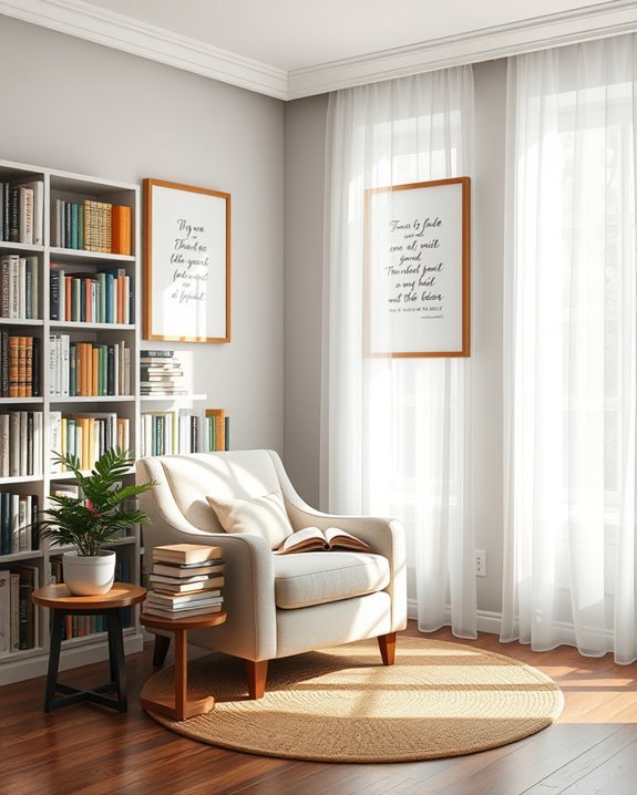 literary quotes wall decor