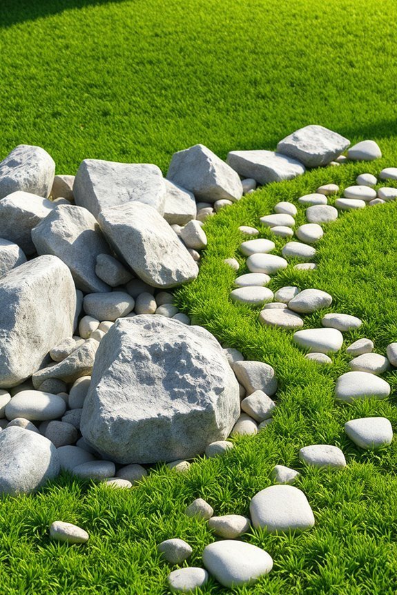 low maintenance decorative landscaping rocks
