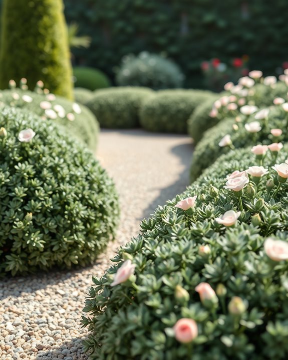 low maintenance garden borders