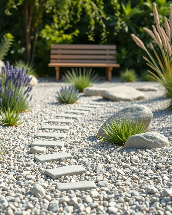 low maintenance gravel garden design