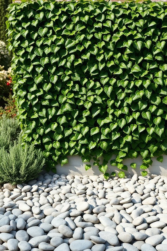 low maintenance ivy wall decor