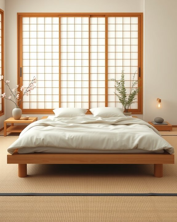 low profile bed frame serenity