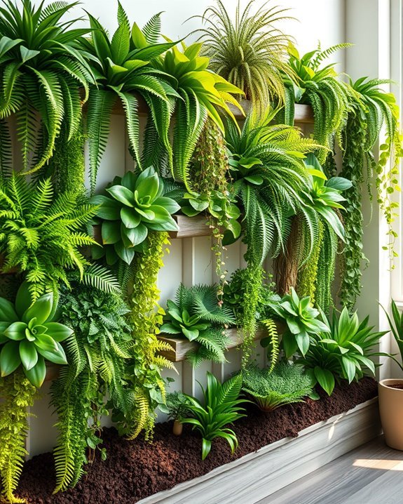 lush indoor garden oasis