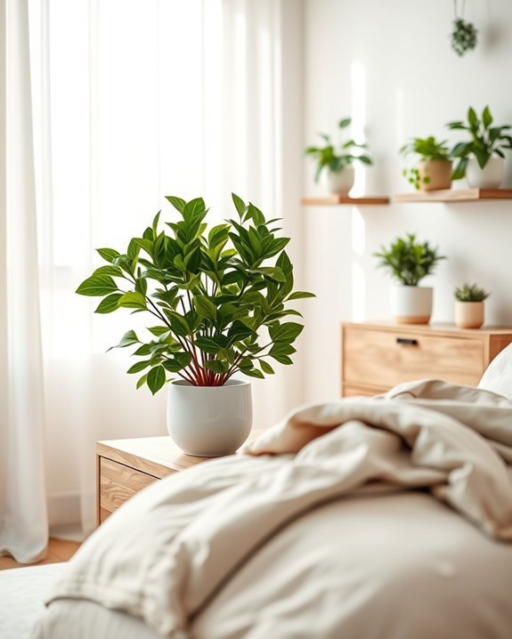 lush low light bedroom plant