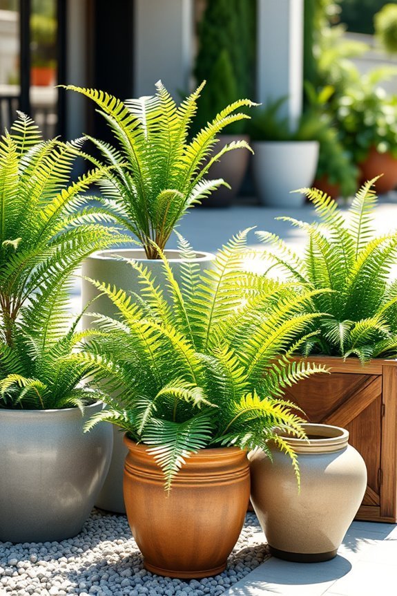 lush low maintenance fern decor
