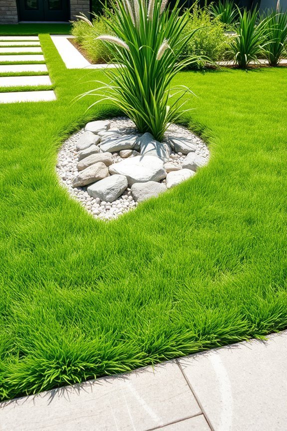 lush maintenance free green space