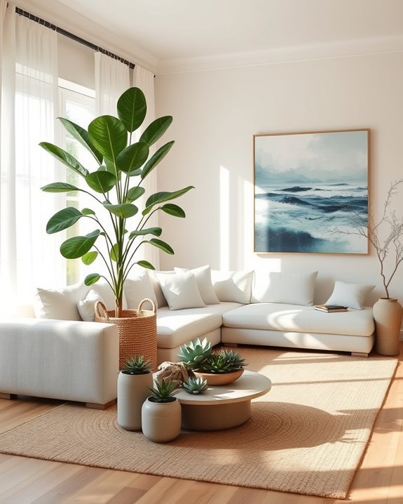 lush tropical indoor plants