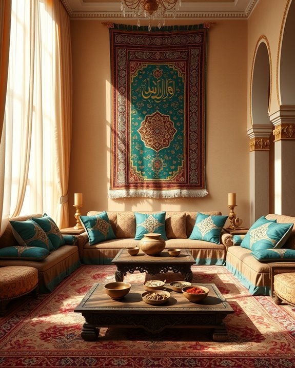 luxurious arabian textile elegance